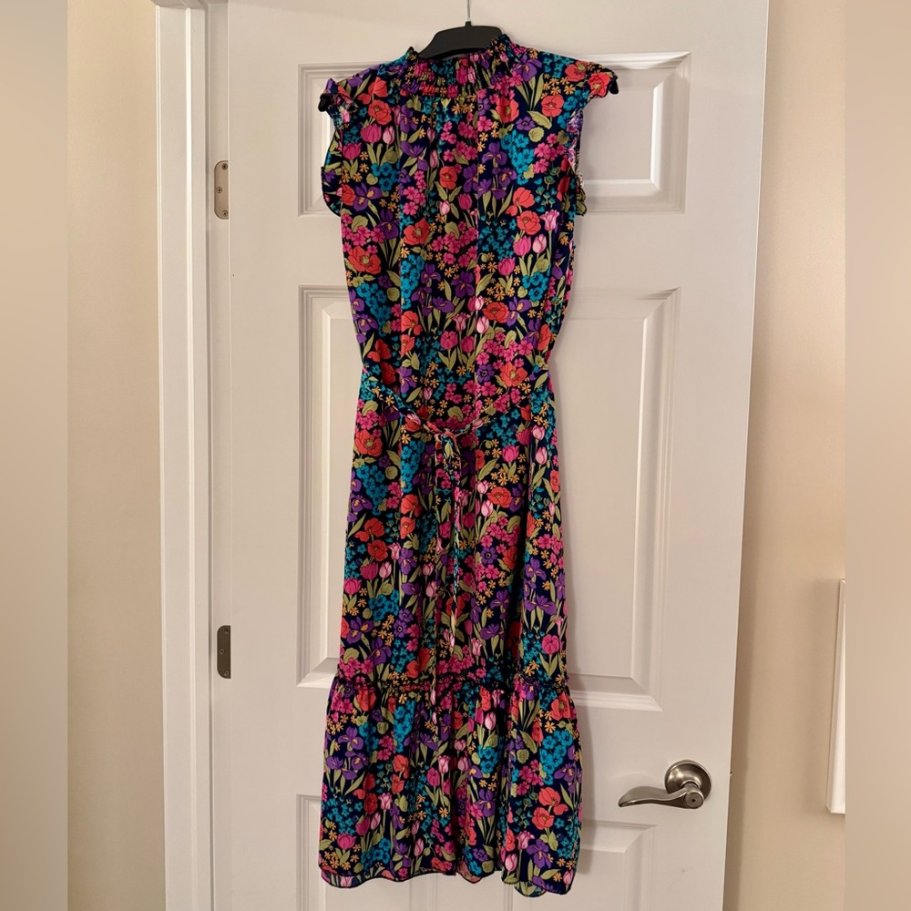 SHEIN Floral Sleeveless Maxi Dress Floral